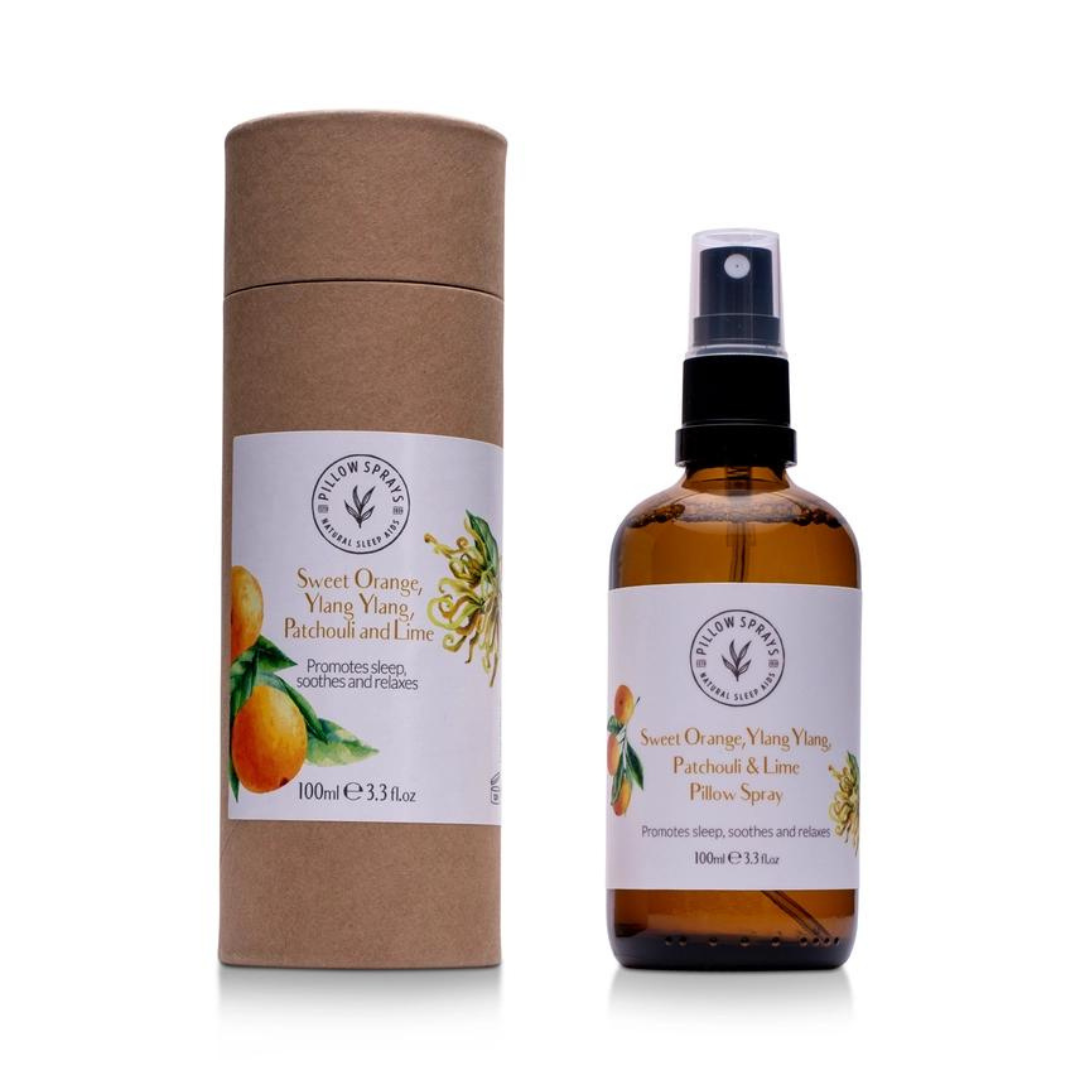 Organic Pillow Spray - Sweet Orange, Ylang Ylang, Patchouli and Lime