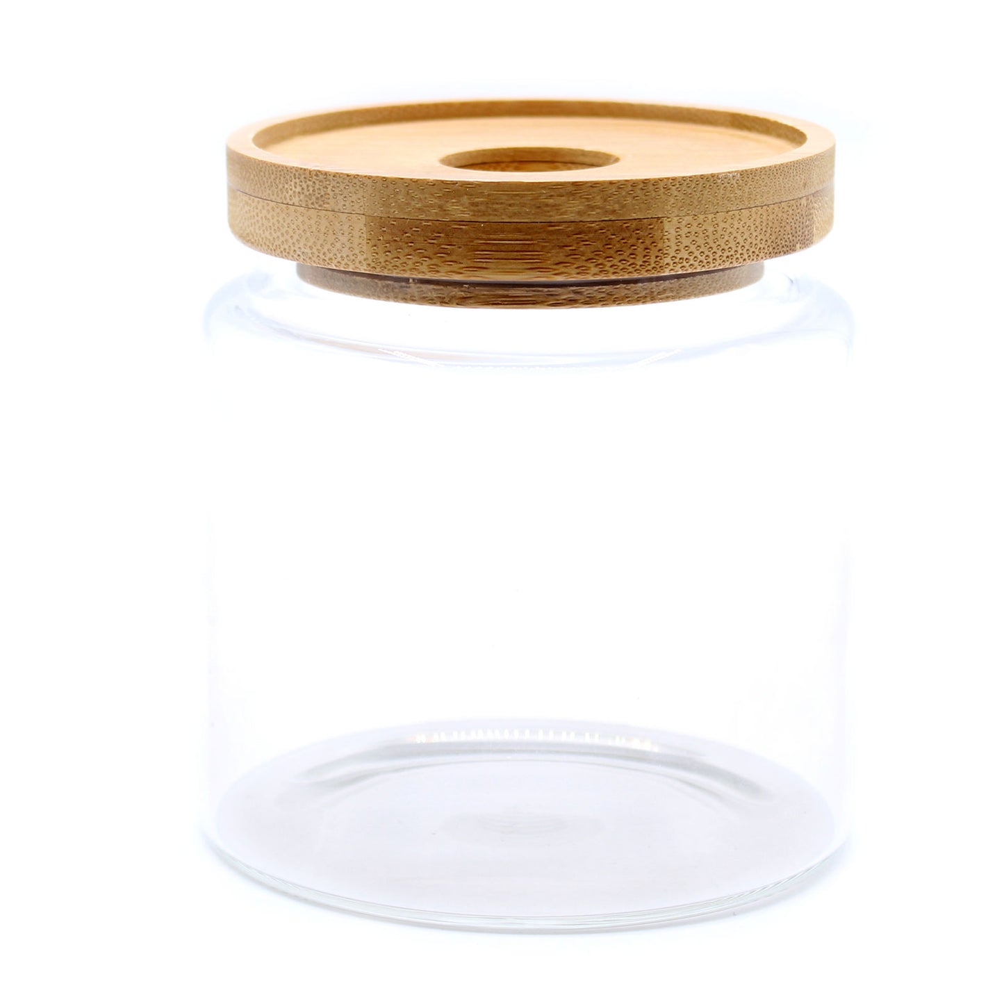 Loose Tea Storage- Bamboo Glass Jar (Small)