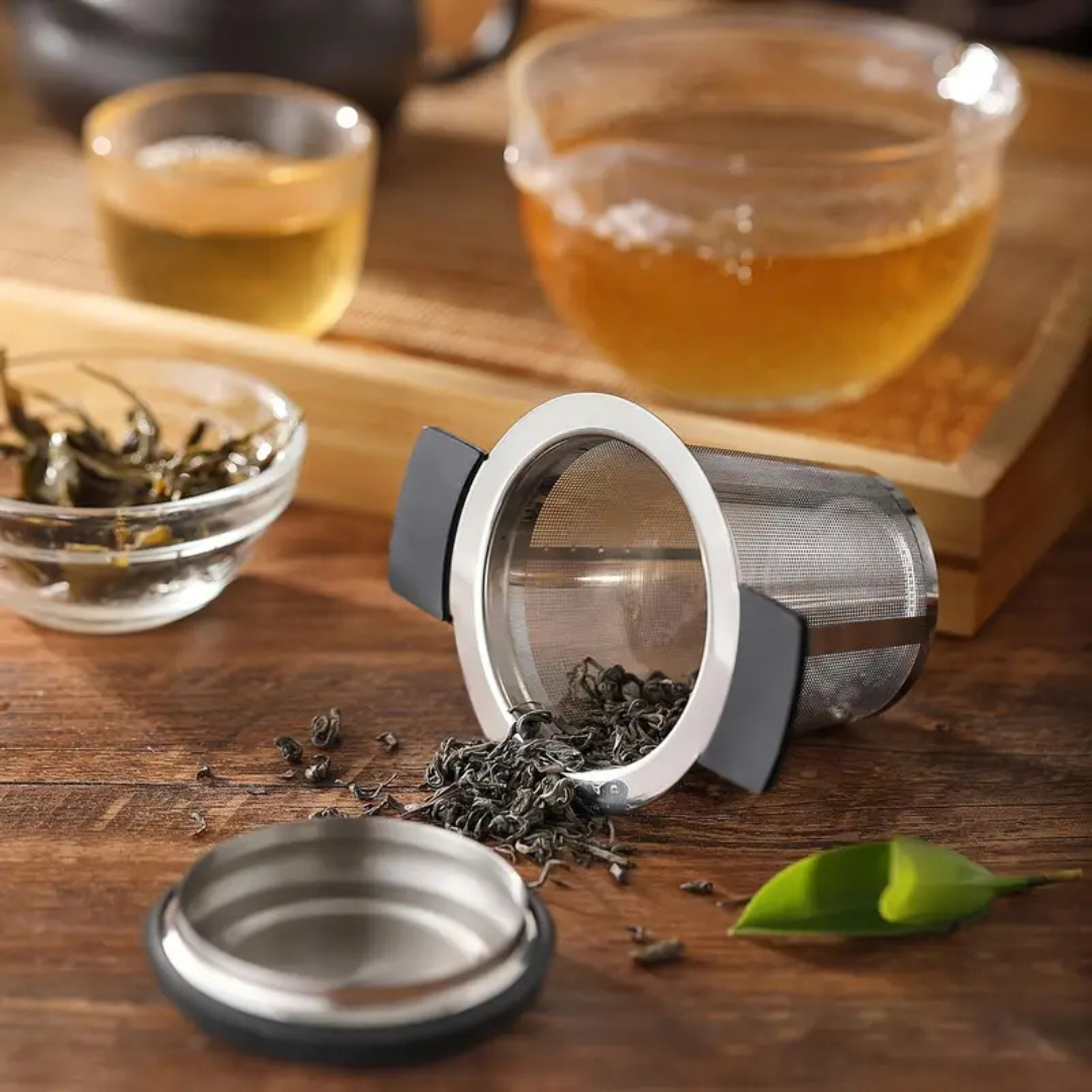 Premium Stainless Steel Loose Leaf Tea Strainer