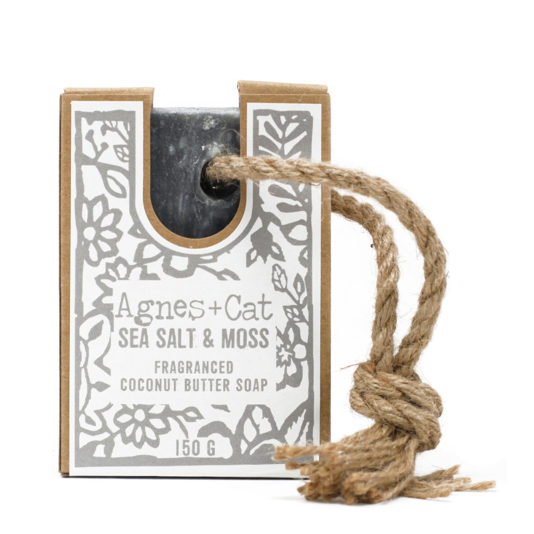 Soap On A Rope - Sea Salt And Moss