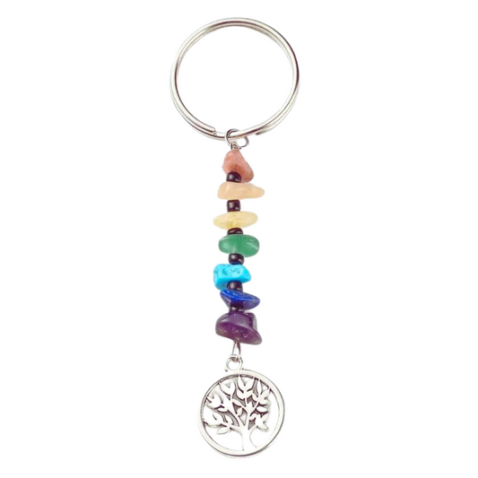 Chakra Tree of Life Purse Charm / Keyring