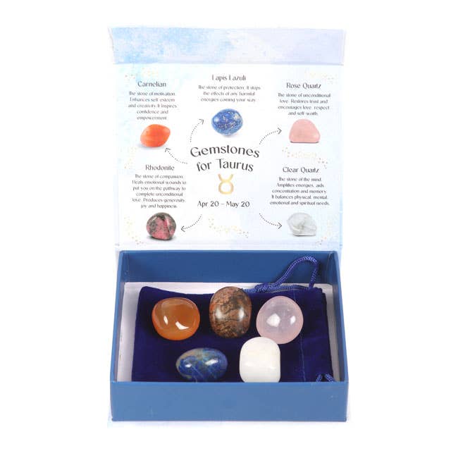 Zodiac Crystal Gift Set - Taurus