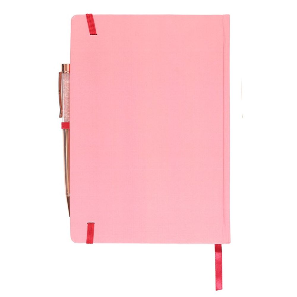 Gratitude Journal (The Sun) with Rose Quartz Pen