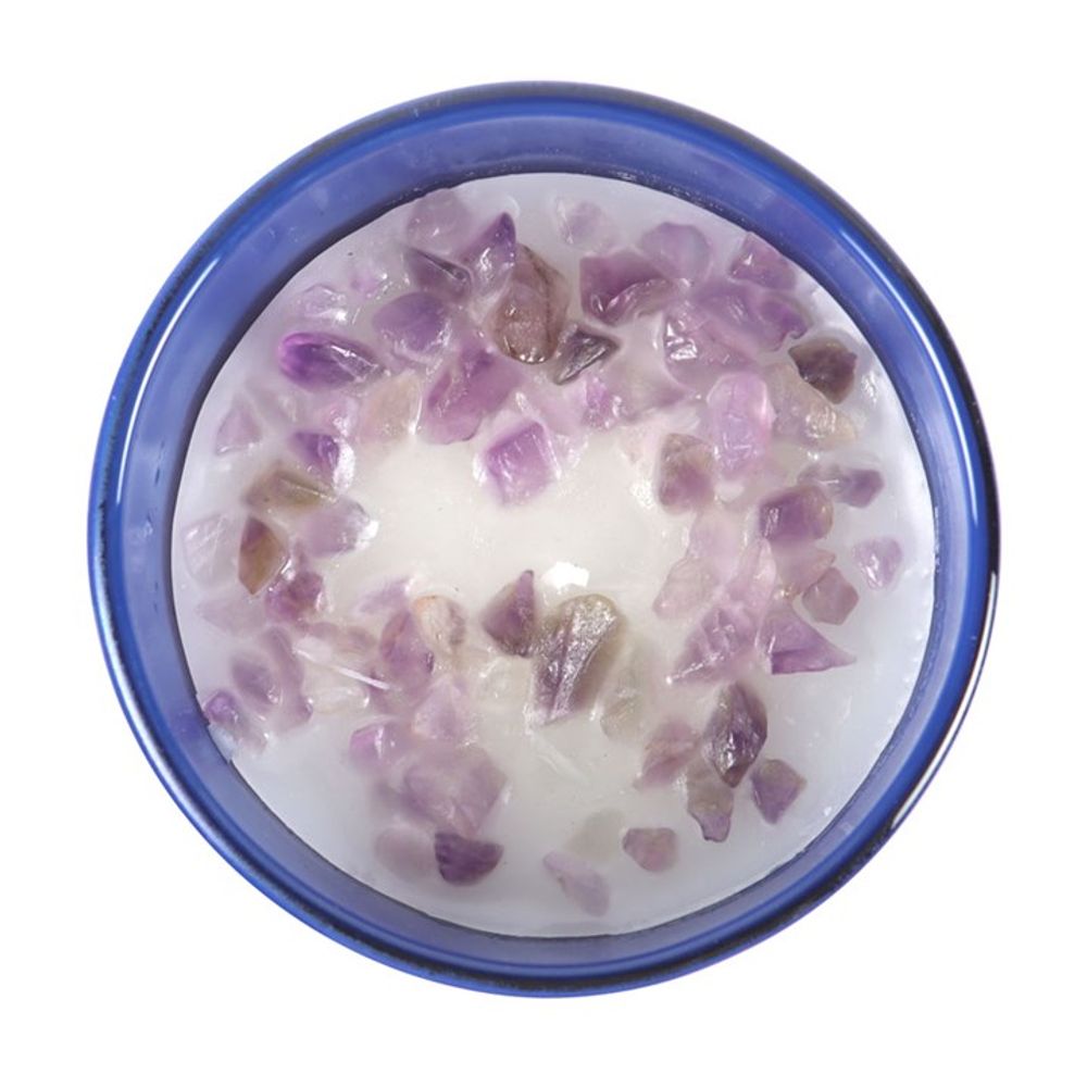 Amethyst (The Moon) - Crystal Candle