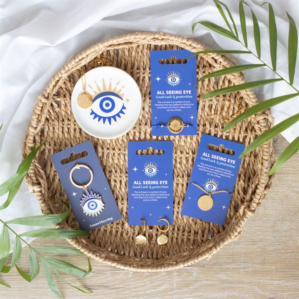 Necklace & Dish Gift Set - All Seeing Eye