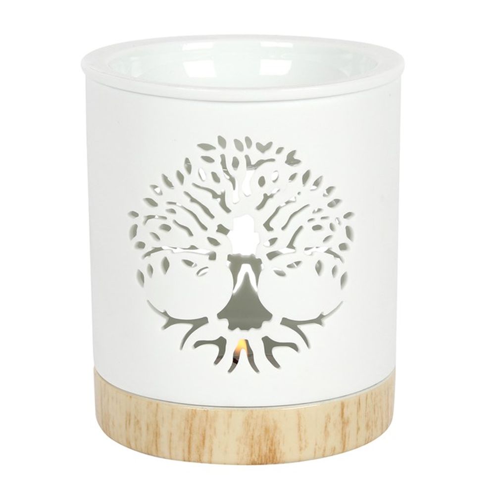 Oil and Wax Burner - White Tree of Life