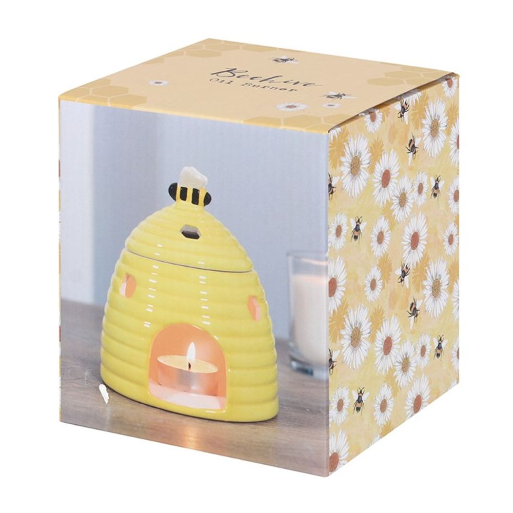 Oil and Wax Burner - Yellow Beehive