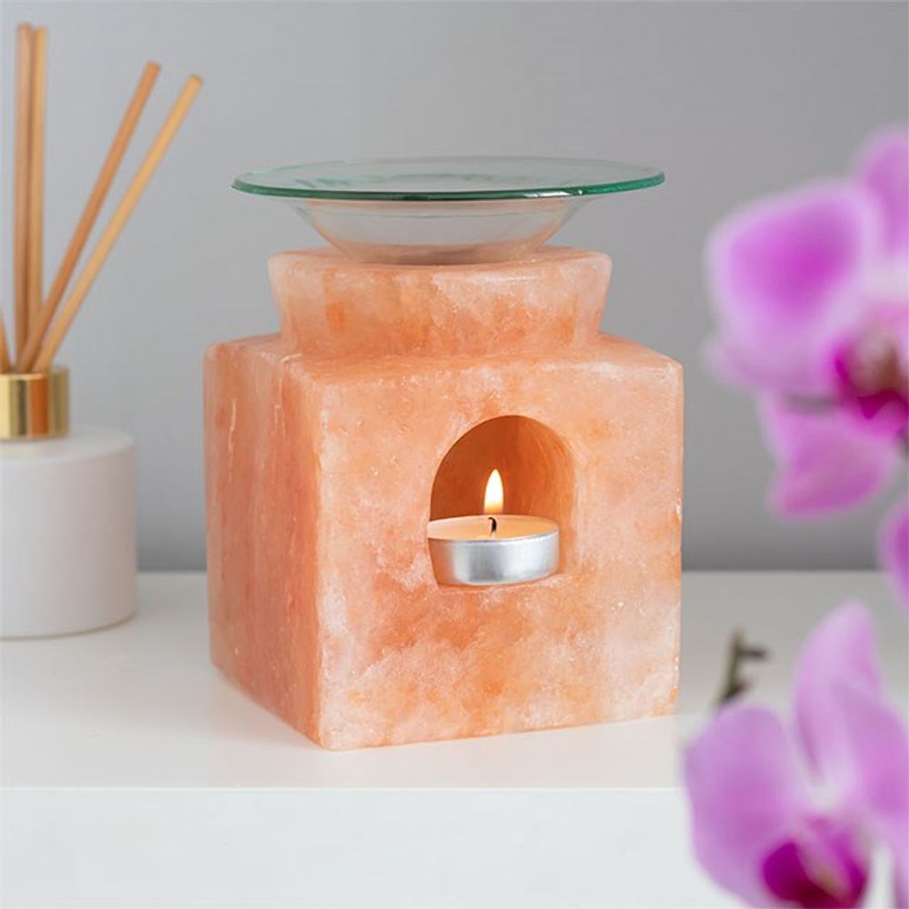 Oil and Wax Burner - Himalayan Salt Cube