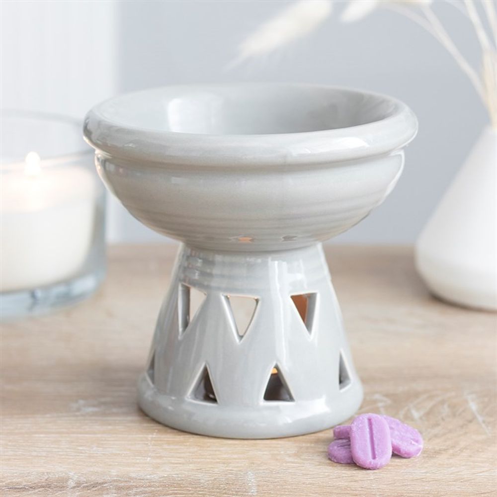 Oil and Wax Burner - Deep Grey Bowl