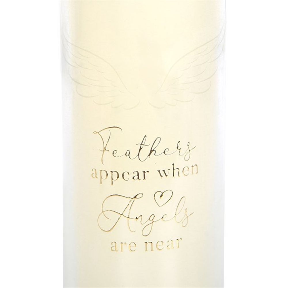 Vanilla Feathers Appear Tube Candle