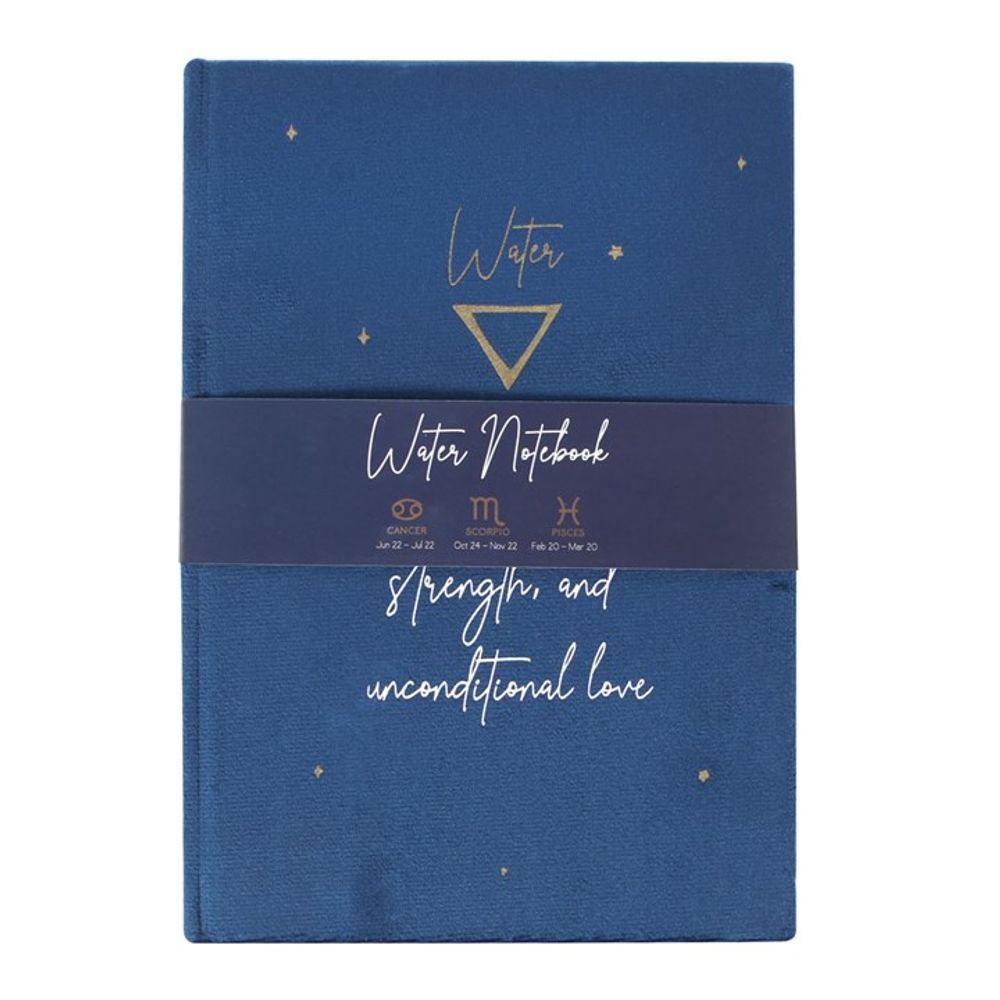 Velvet A5 Notebook - Water Element