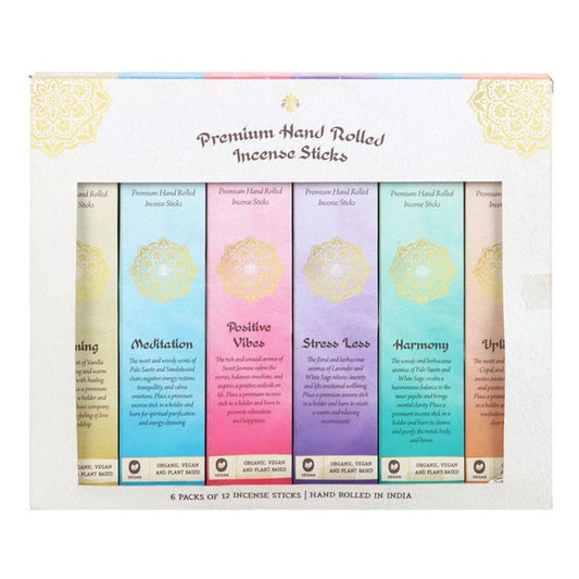 Organic Hand Rolled Incense Sticks Set