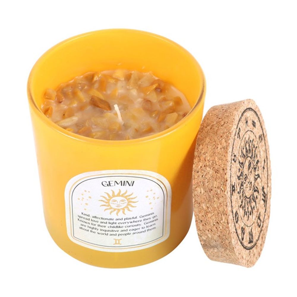 Gemini Gemstone Zodiac Candle - Lavender & Cedarwood