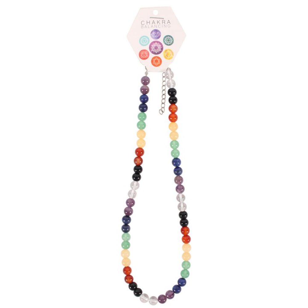 Semi Precious Stones - Sphere Chakra Necklace