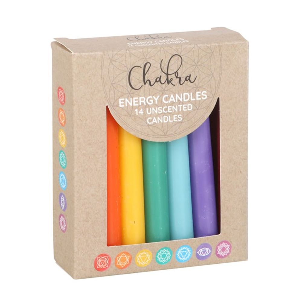 Chakra Energy Candles - (Pack of 14) Unscented