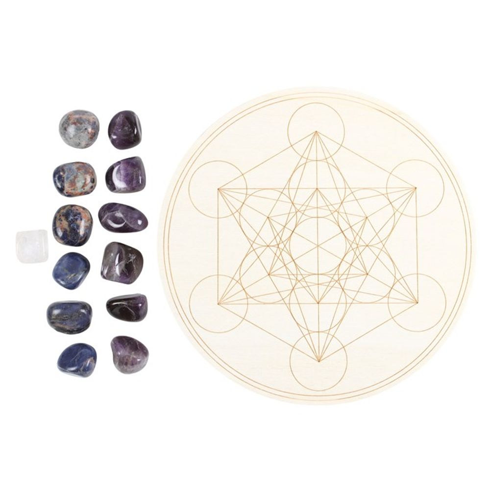 Crystal Grid Set - Metatron's Cube