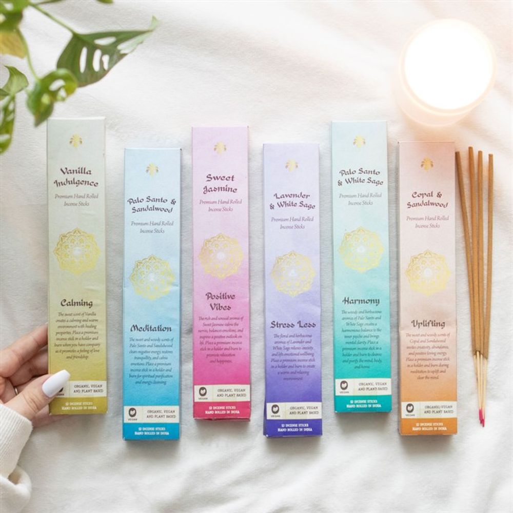 Organic Hand Rolled Incense Sticks Set