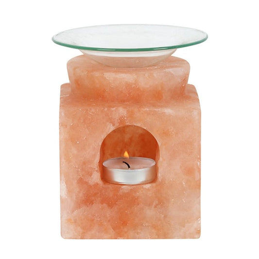 Oil and Wax Burner - Himalayan Salt Cube