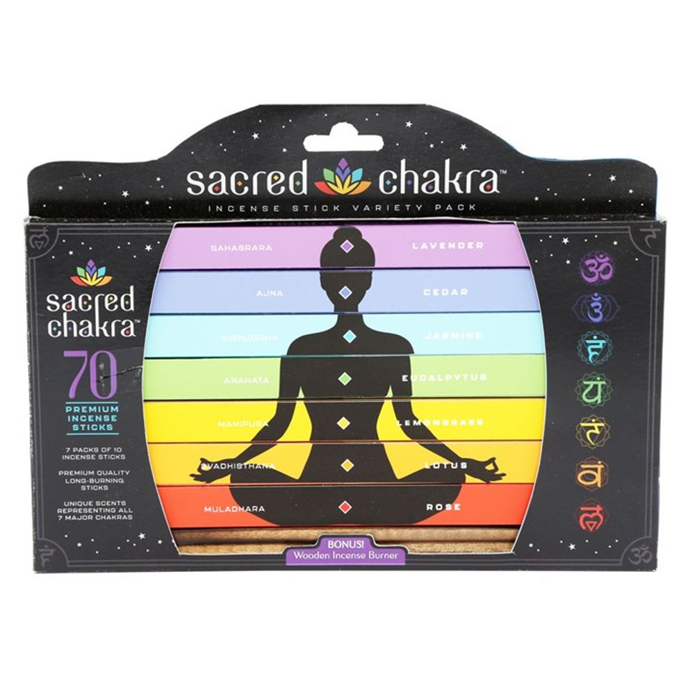 Sacred Chakra Incense Sticks Pack