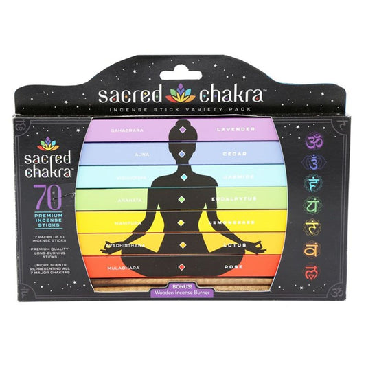 Sacred Chakra Incense Sticks Pack