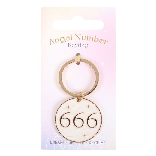 Angel Number Keyring - 666