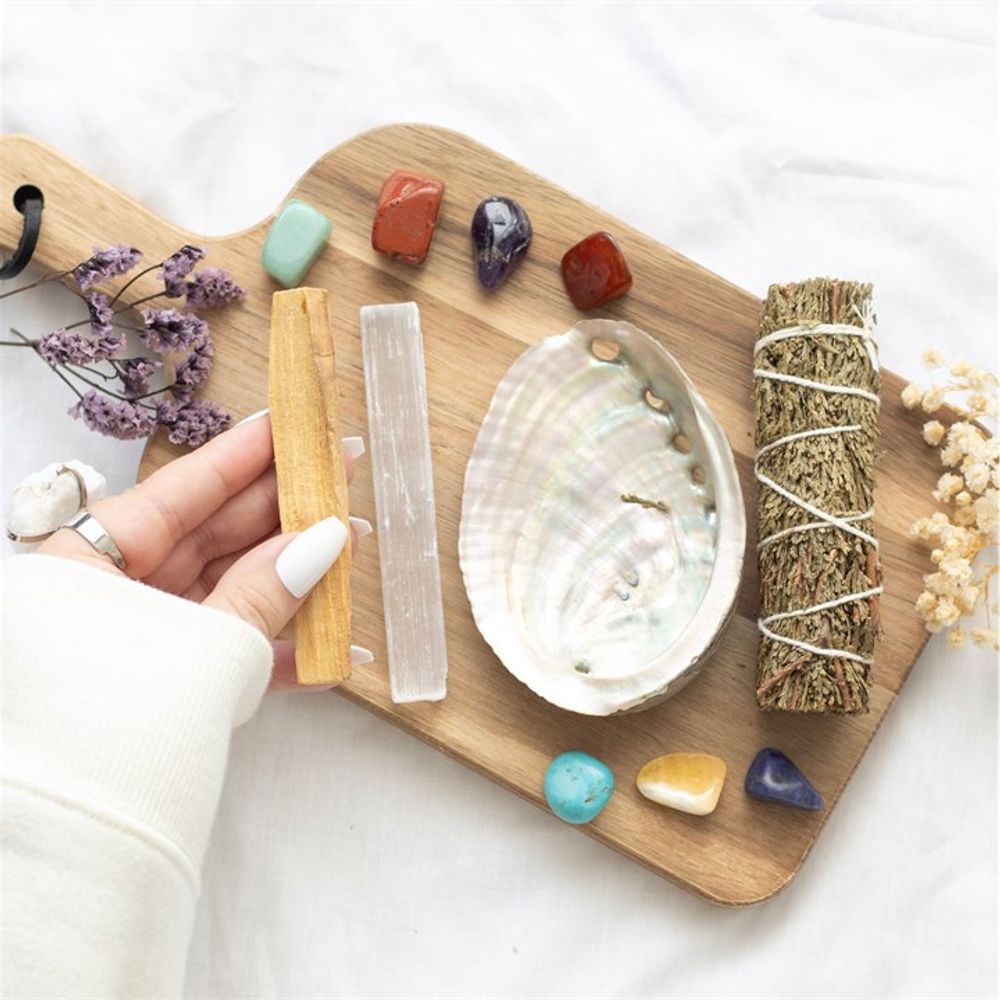 Divine Energy - Smudge and Stone Wellness Gift Set