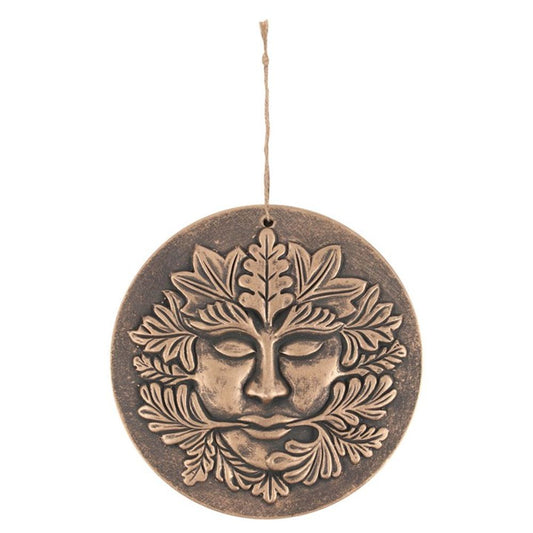 Bronze Terracotta Wall Art - Green Goddess