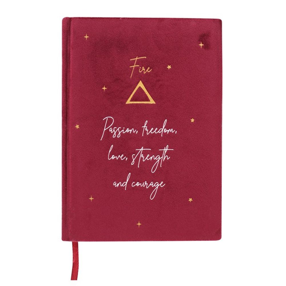 Velvet A5 Notebook - Fire Element