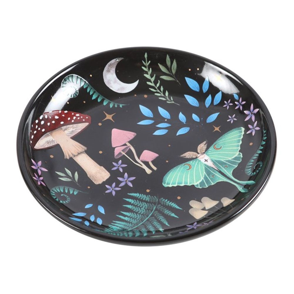 Jewellery Dish - Round Dark Forest