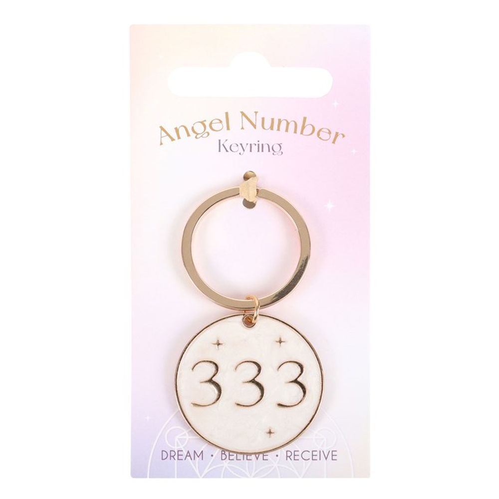 Angel Number Keyring - 333