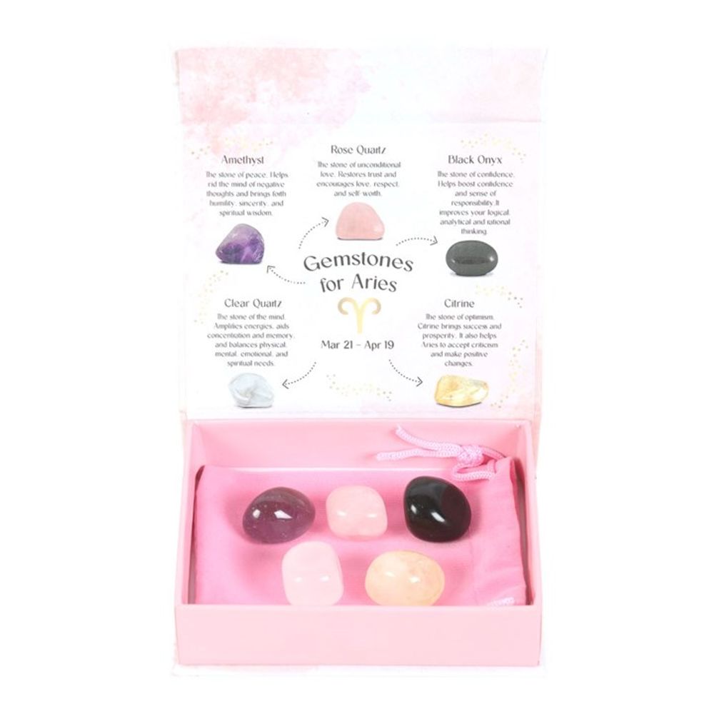 Zodiac Crystal Gift Set - Aries