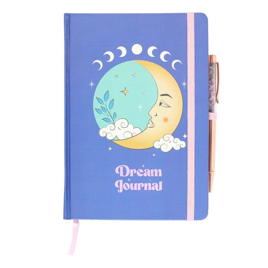 Dream Journal (The Moon) with Amethyst Pen