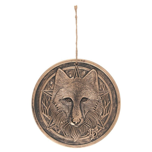 Bronze Terracotta Wall Art - Wolf